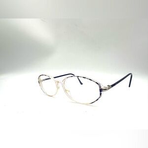 Silhouette Eyeglasses SPX 1875 15 6064 Purple&Clear Oval Frame 53-16 135 12348